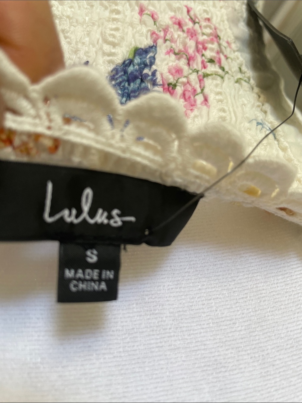 Lulu's White Floral Eyelet Crop Top & Midi Skirt Set - Picture 8 of 8